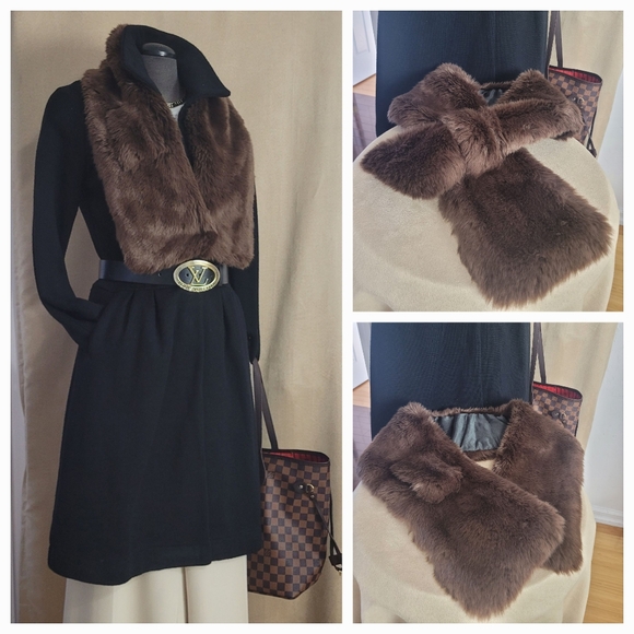 Faux Fur Scarf - Picture 2 of 8